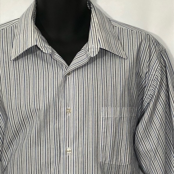 VAN HEUSEN fitted shirt long sleeve 18 36/37 - Picture 2 of 8